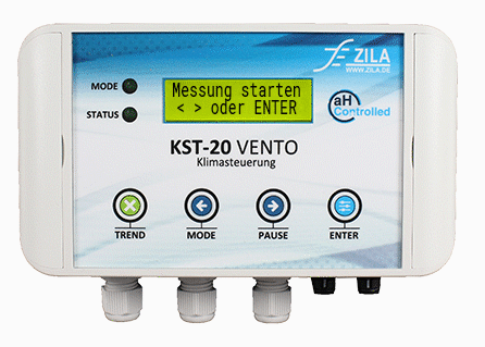 Measurements on the display of the KST-20 Vento 