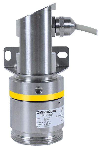 Propane sensor in stainless steel housing with NDIR and ATEX