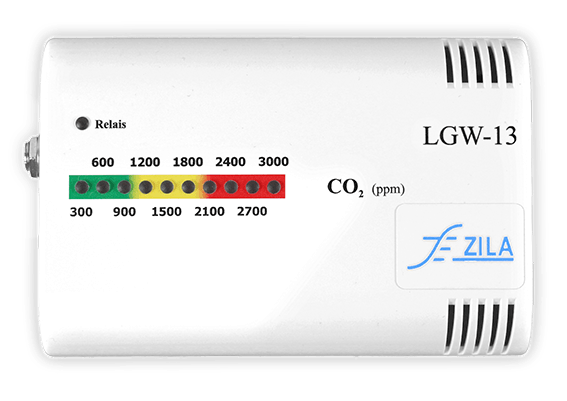 Luftgütewächter LGW13 Co2 Sensor mit Luftgüteampel