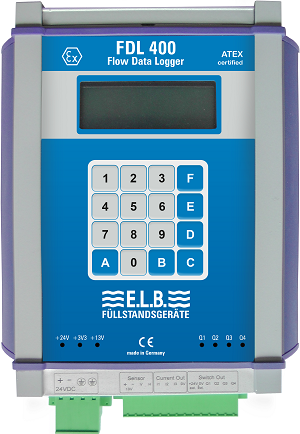 Transmitter Durchflusssensor Transmitter zur Messung der Fuellhoehe und Fliessgeschwindigkeit