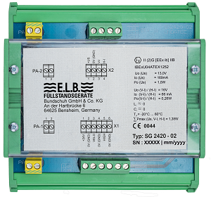 Speisegerät für Sensor im Ex Bereich Speisegerät für Sensor im Ex Bereich